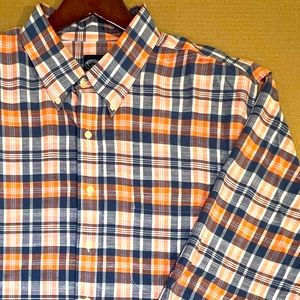 Brooks Brothers Multi Madras Plaid Sports Shirt - 2XLT